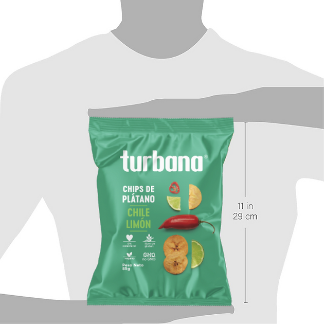 TURBANA - Vente Chips - Turbana Plantain Chips - Chili Lime 7 oz6