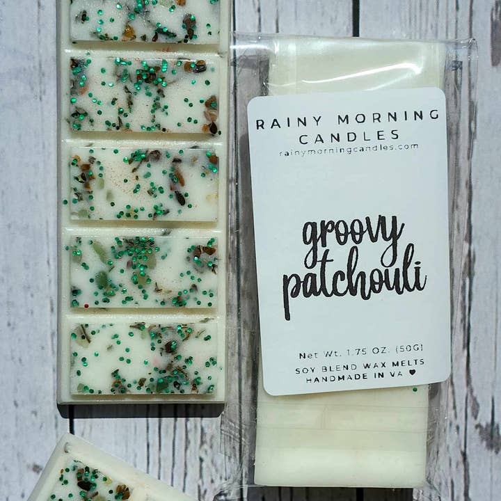 Rainy Morning Candles - Wholesale Wax Melt - Groovy Patchouli Snap Bar Wax Melts2