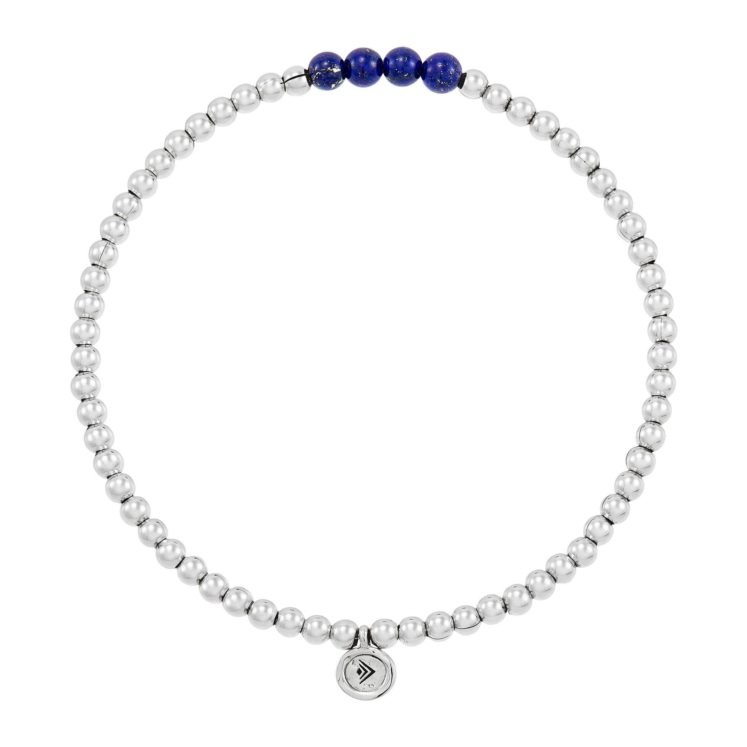 bleu Bracelet Silpada « Loyalty » en lapis-lazuli naturel en vente sur Faire1