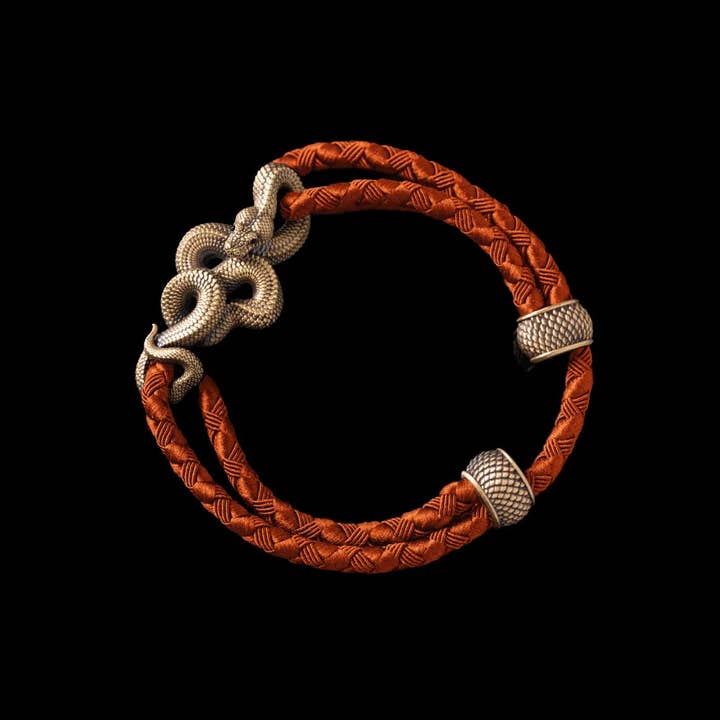 Coppertist.wu – wholesale Woven/braided bracelet – Tree Boa Rope Bracelet - Brass32