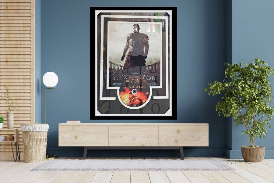 Sports Legends and More - Wholesale Art Print - Gladiator - 14 X 18 Framed Photo w/ laser Image Dvd0
