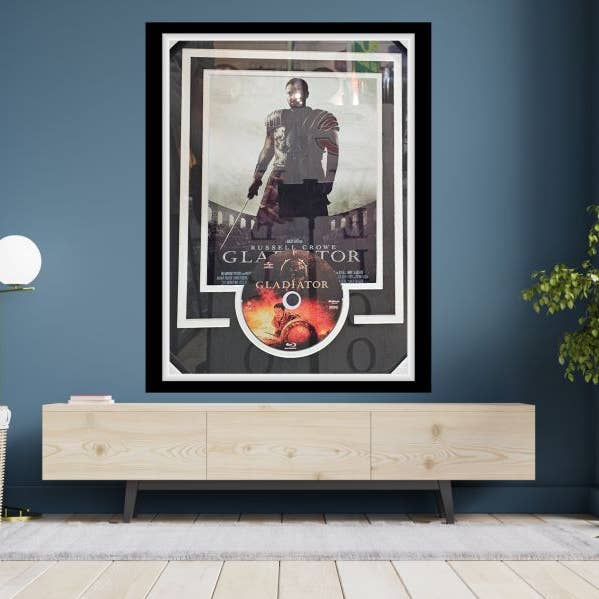 Sports Legends and More - Wholesale Art Print - Gladiator - 14 X 18 Framed Photo w/ laser Image Dvd0