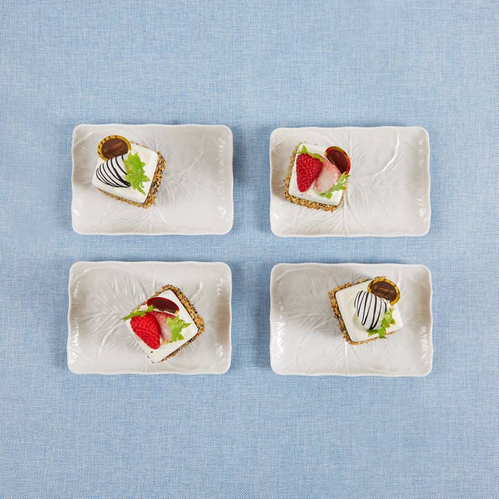 Siren Song - Wholesale Appetizer Serveware - Cabbage Leaf Appetizer Plates/Trays Set/43