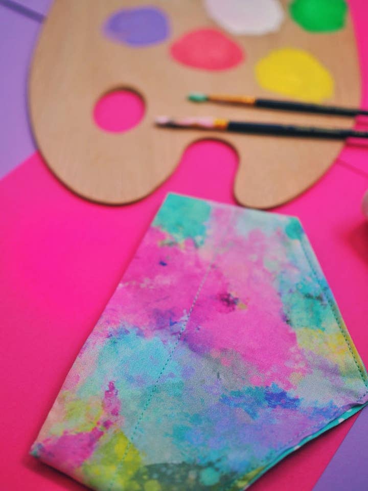 Watercolor Dog Bandana for wholesale by Fox Named Todd