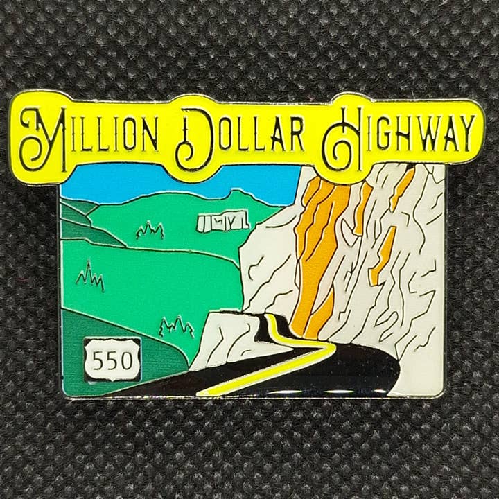 Magnet - Million Dollar Highway 550 Ouray, Silverton, etc for wholesale by Fantastic Souvenirs, Gifts & Collectibles