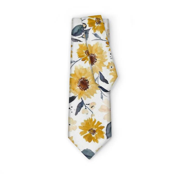 Birch Craft & Co. – Engroshandel Slips - Herre – The 'Otis' slips/solsikke gul blomster slips