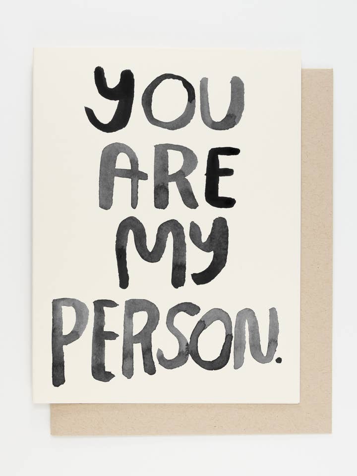 You Are My Person Card - Case Pack of 6 Cards for wholesale by People I've Loved