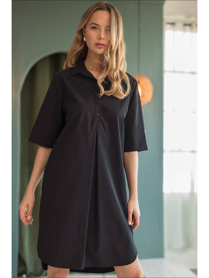 Joh Apparel - Wholesale Dress - Women's - Wendi Woven Tunic Dress5