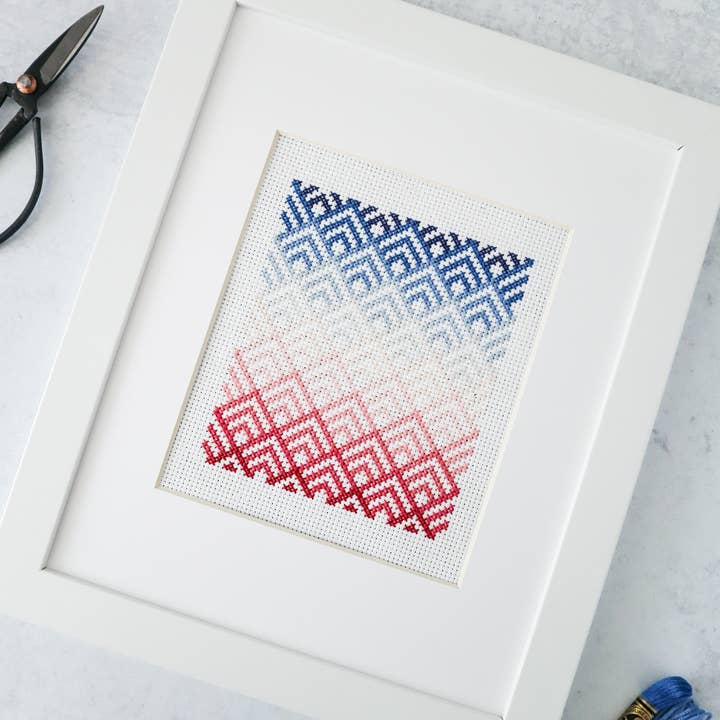 Cotton and Joy - Wholesale Embroidery/Cross Stitch Supplies - Cabin Peaks Cross Stitch Pattern1