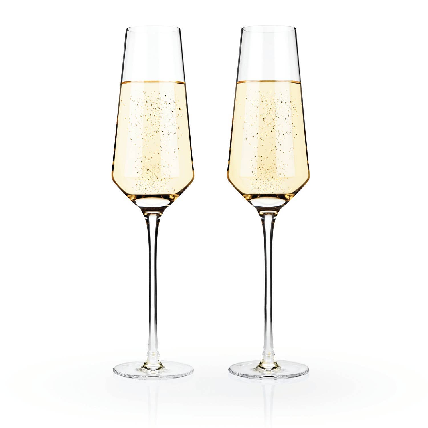 True Brands - Wholesale Champagne Flute - Raye™ Angled Crystal Champagne Flutes - Set Of 2 By Viski0