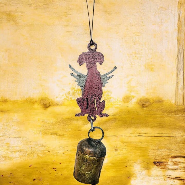 Pet dog wind chime bereavement Ornament garden memorial USA for wholesale by Whimsies