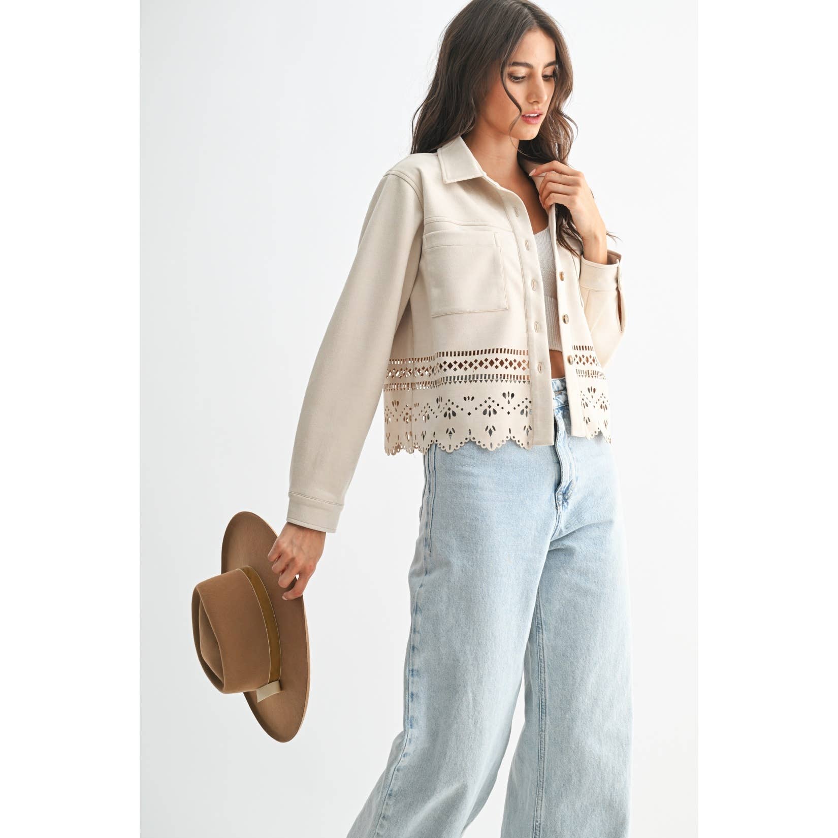 Camellia - Wholesale Jacket - Women's - LASERCUT DETAILING JACKET5