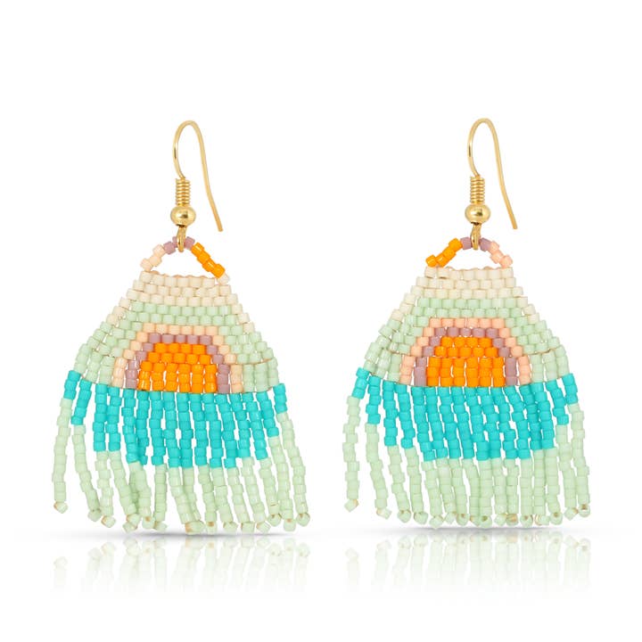 Ocean Lover Beaded Earrings for wholesale by Lauren Morrelli Jewelry
