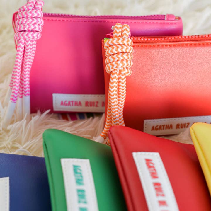 Agatha Ruiz De La Prada - Bolsos – wholesale Coin purse – Women’s – Pack of 6 Smooth Pom-Pom Wallets Agatha Ruiz de la Prada