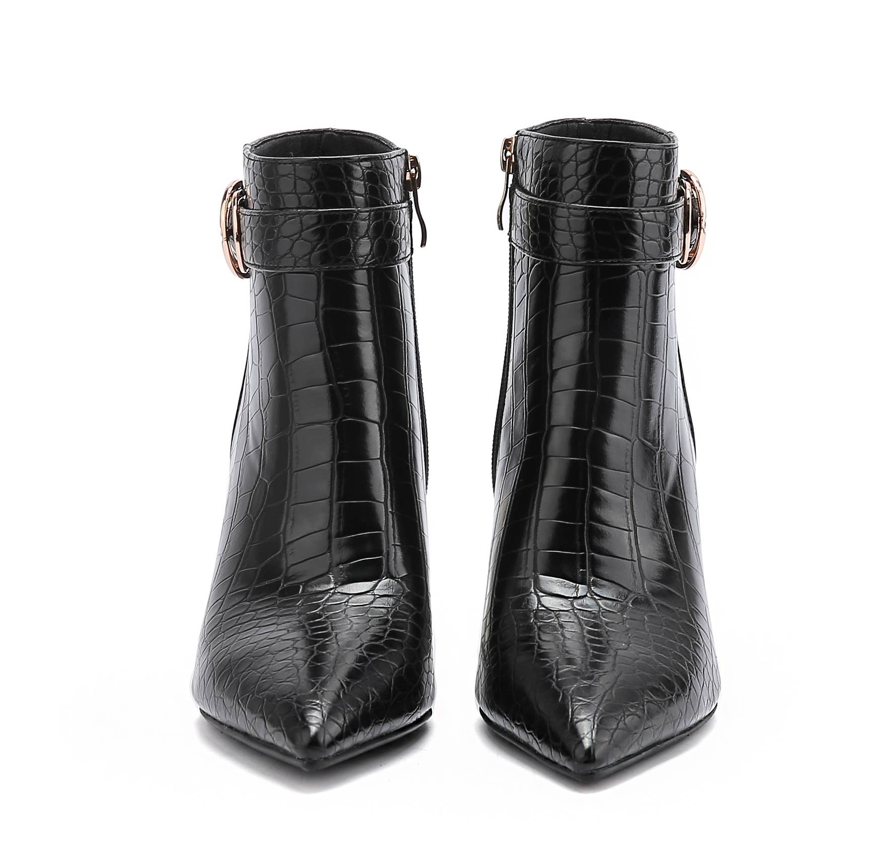 LADY COUTURE - Vendita all'ingrosso Stivaletti - Donna - Stivaletto con tacco in metallo e stampa Groovy Croco23