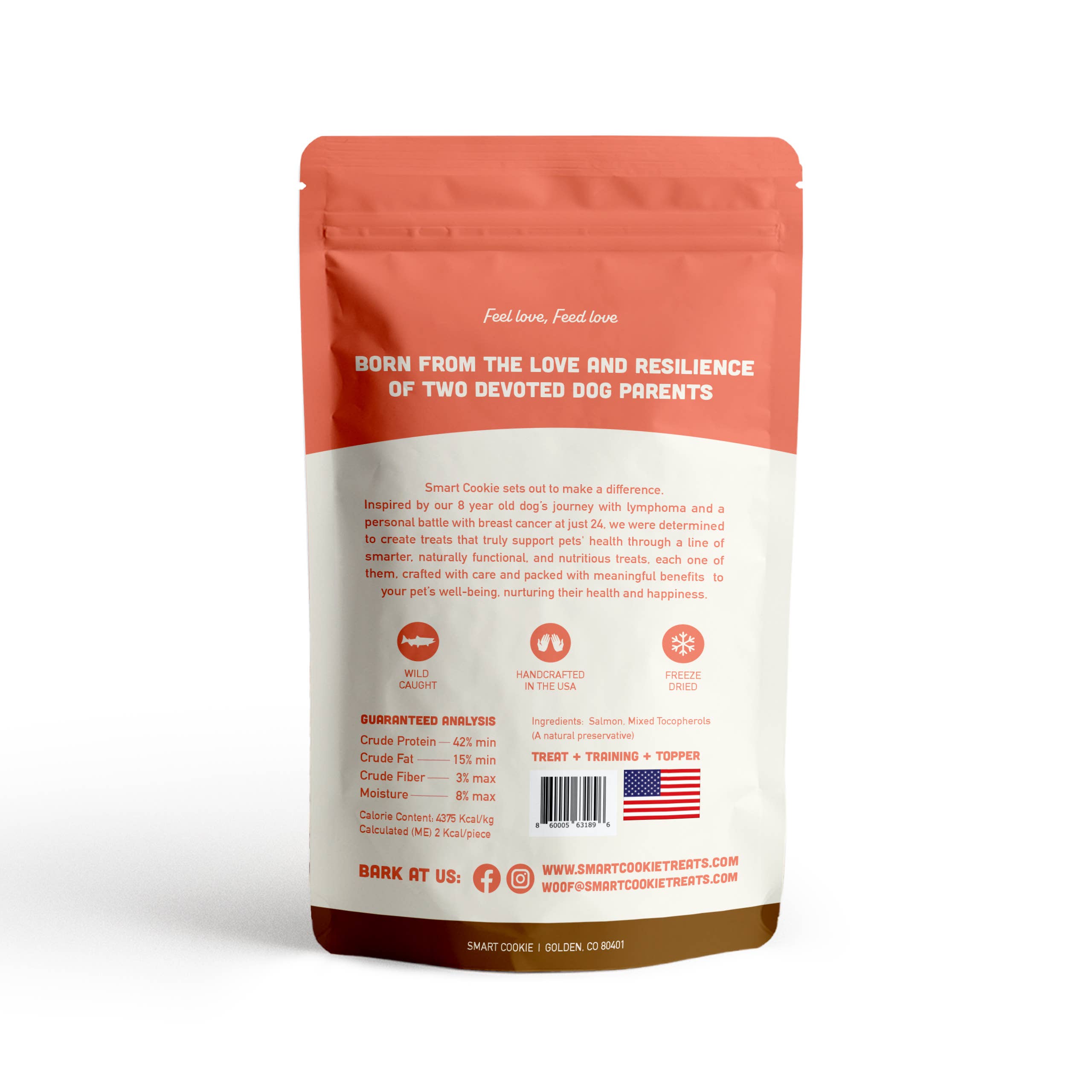 Smart Cookie Barkery - Wholesale Pet Treats - Dog - Freeze Dried Salmon Bites2