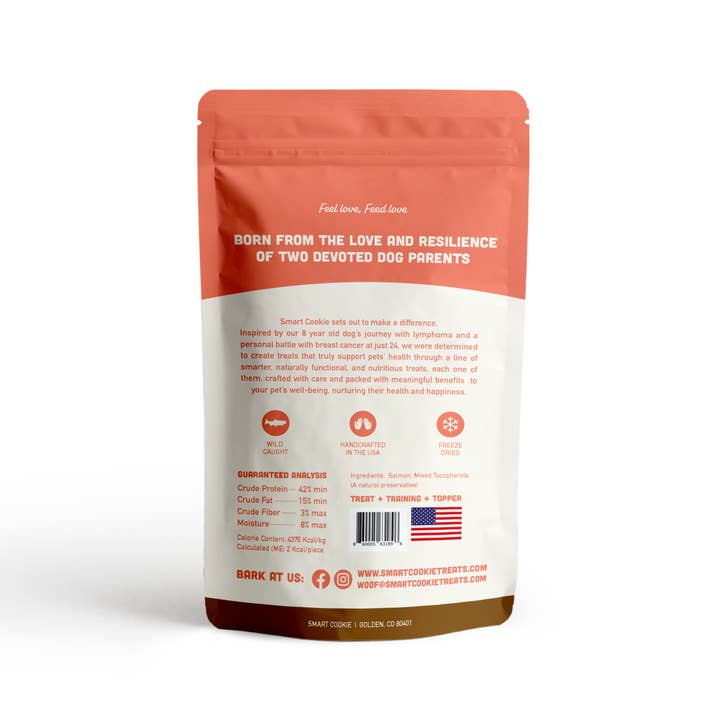 Smart Cookie Barkery - Wholesale Pet Treats - Dog - Freeze Dried Salmon Bites2