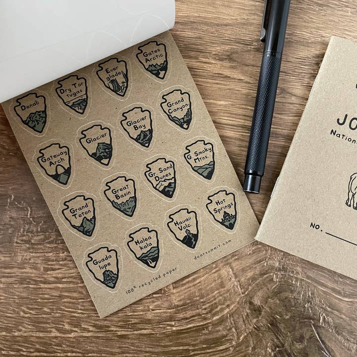 Dear Summit Supply Co - Wholesale Sticker - National Parks Sticker Pack2