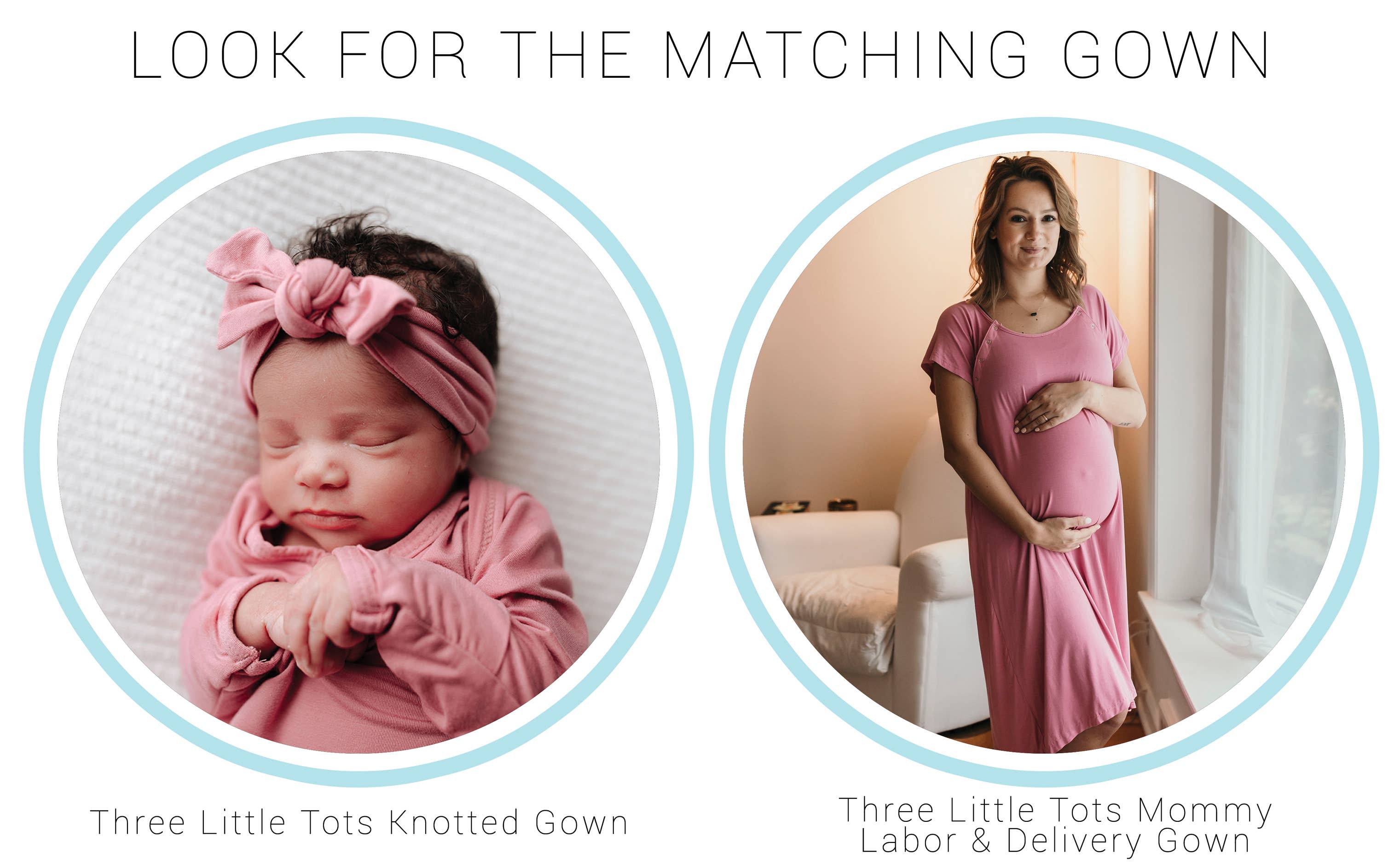 Three Little Tots - Wholesale Babygown - Baby - Rose Knotted Gown24