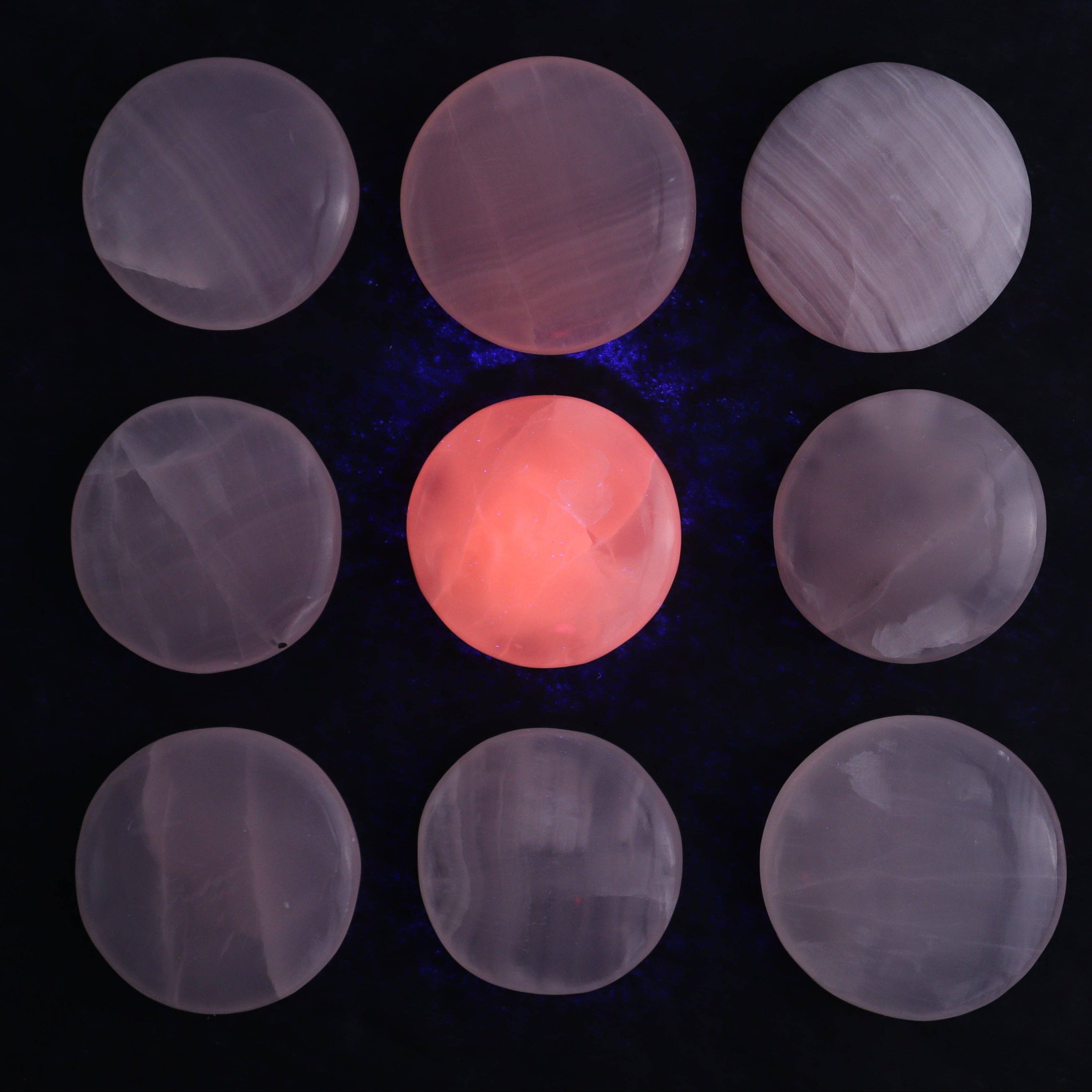 Mi Esperanza Minerals - Wholesale Spiritual Stone/Crystal - One Mangano Calcite Flat Stone2