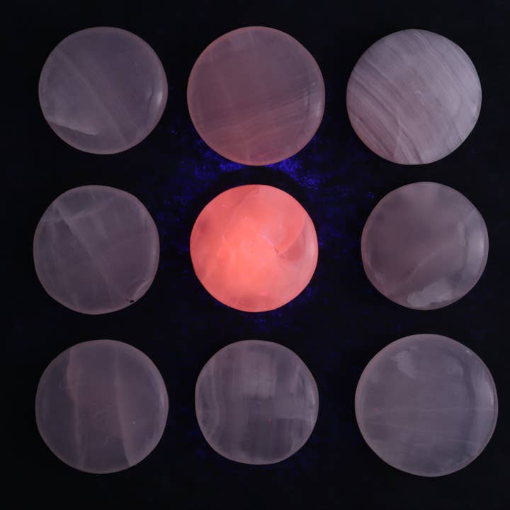 Mi Esperanza Minerals - Wholesale Spiritual Stone/Crystal - One Mangano Calcite Flat Stone2