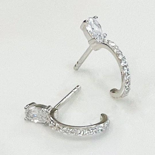 Cubic Huggie Hoop Earring
for wholesale by iiShii designs