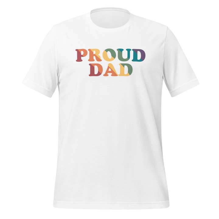 Proud Dad Unisex T-Shirt for wholesale by Gay Pride Apparel