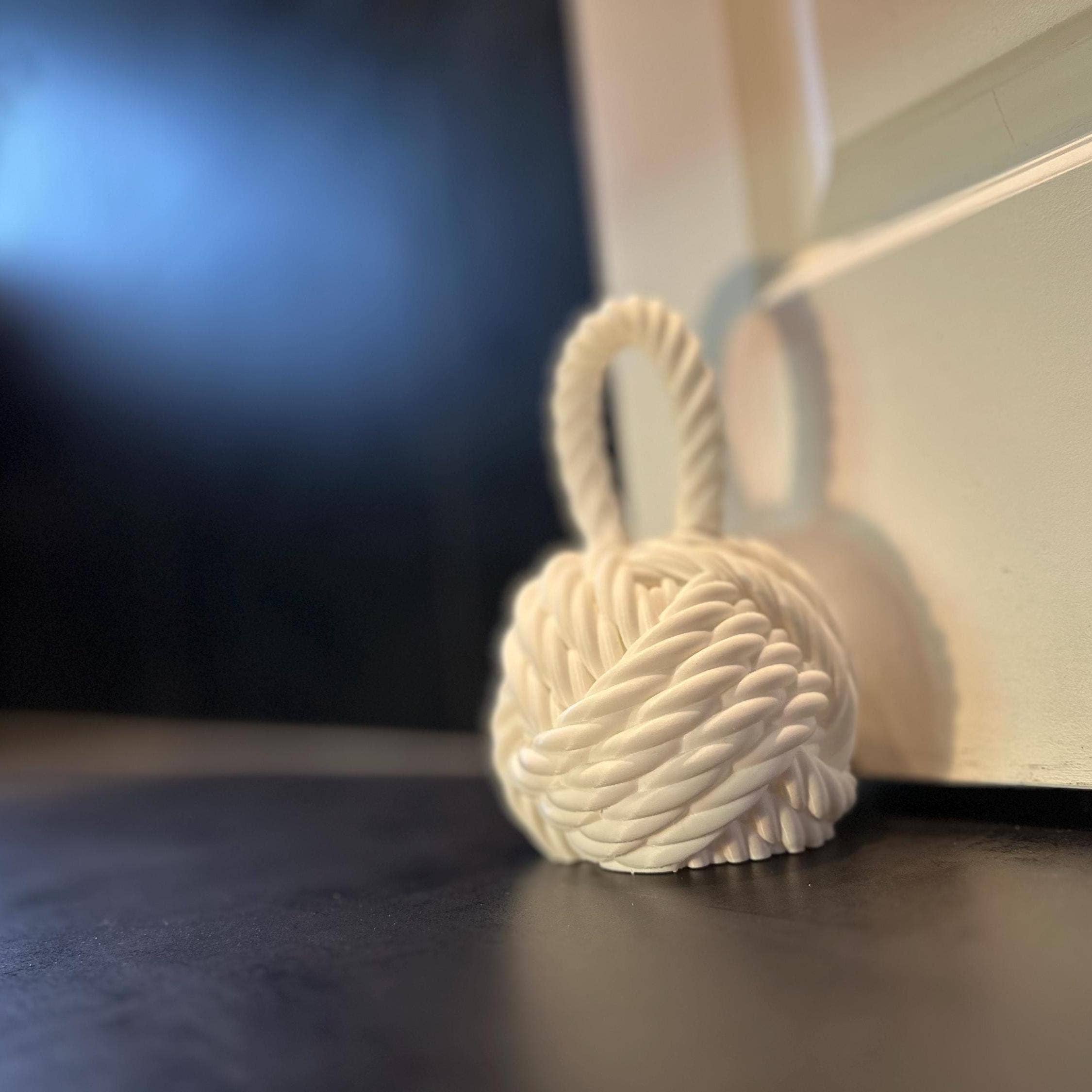 <3 Studio - Wholesale Door Stop - Nautical Knot Door Stopper | Fillable Rope Knot Door Weight2