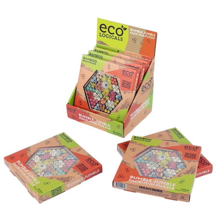 Project Genius - Wholesale Puzzle - Kids - Ecologicals Bumble Jumble Bamboo Puzzle4