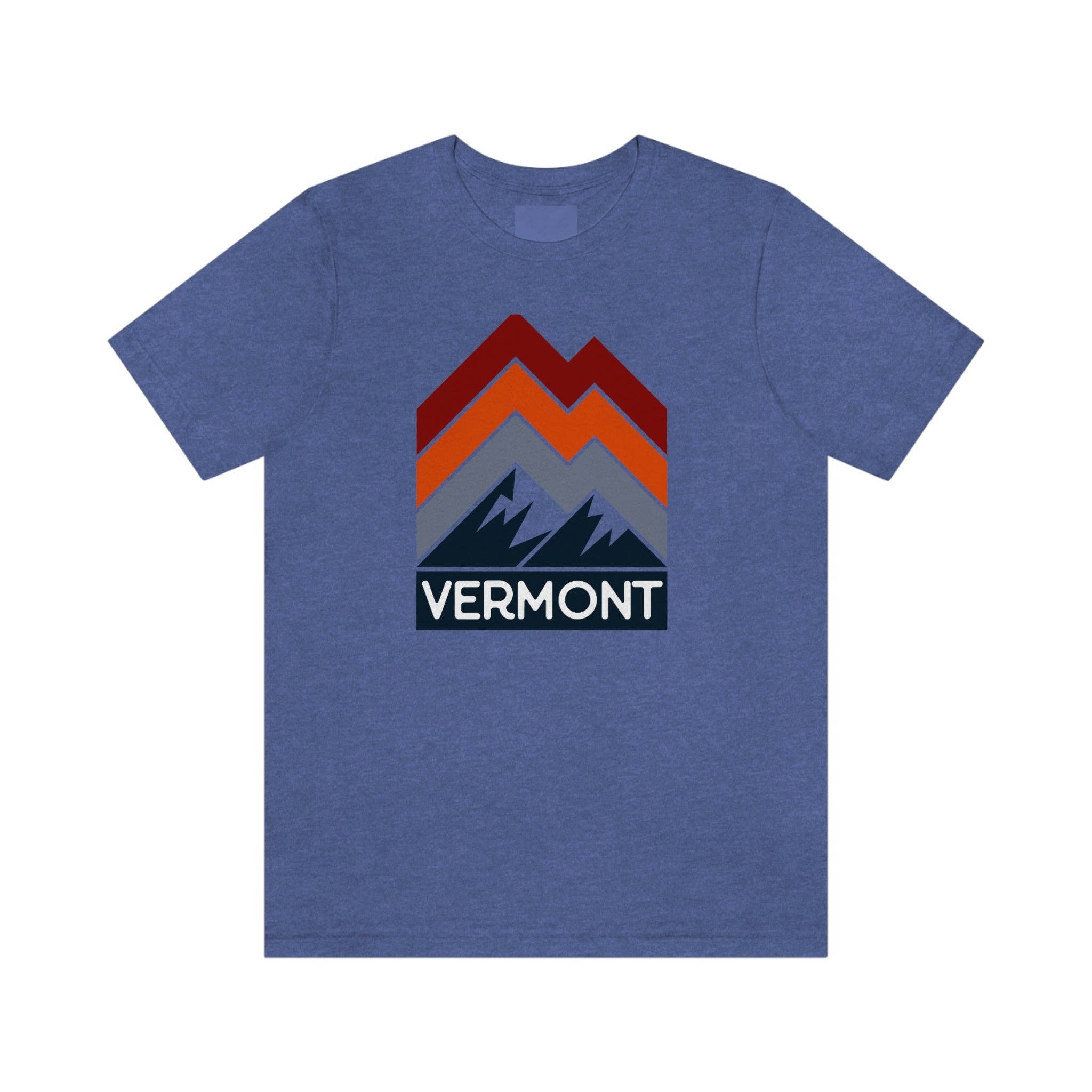 Hey Mountains - Wholesale Screen Printed T-Shirt - Unisex - Vermont T-Shirt - Retro Mountain Unisex Vermont Shirt4