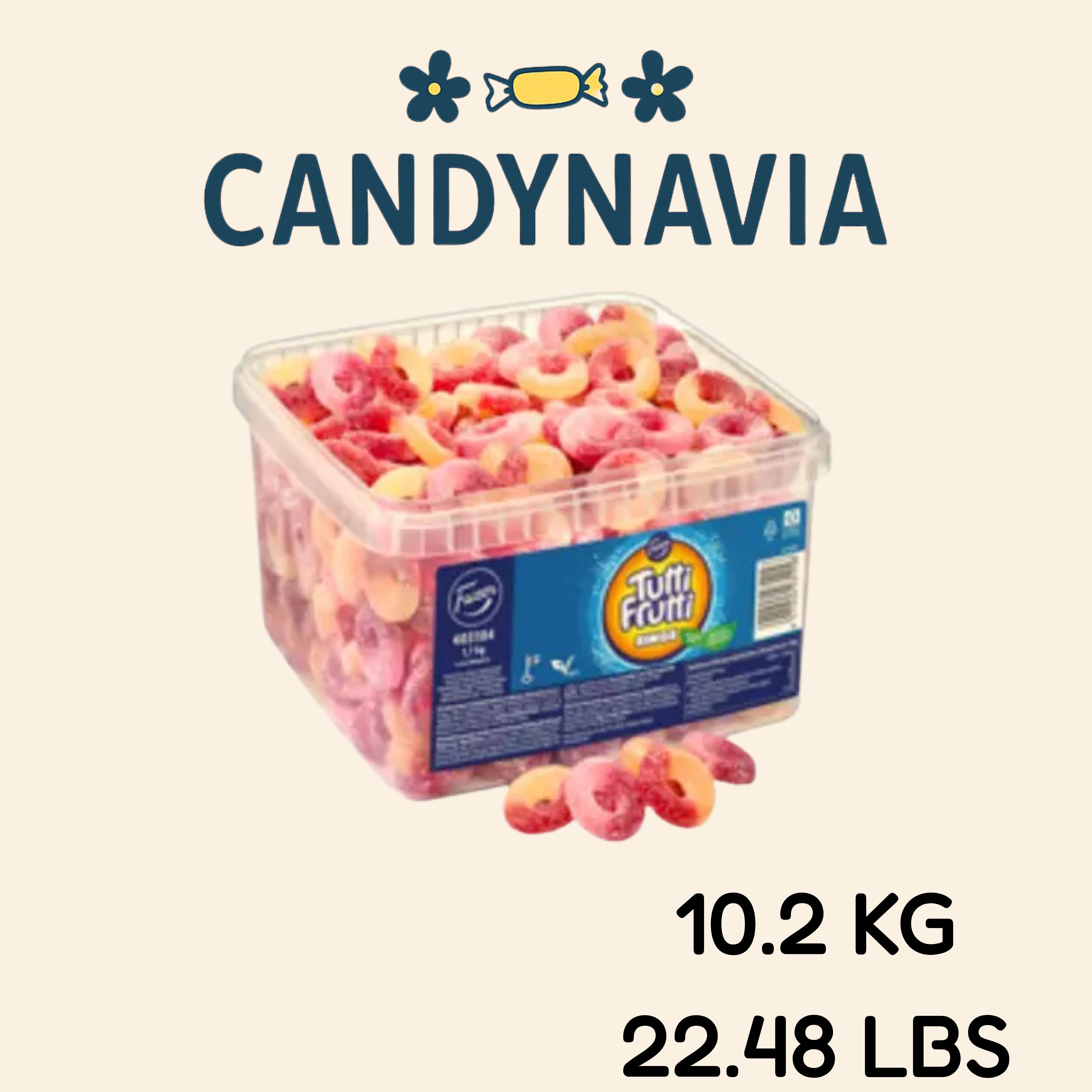 Candynavia - Wholesale Gummy - Swedish Candy - Tutti Frutti Rings2