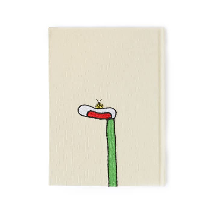 Three Potato Four - Wholesale Journal/Diary - 3P4 x Richard Scarry® - Lowly Worm Embroidered Journal1