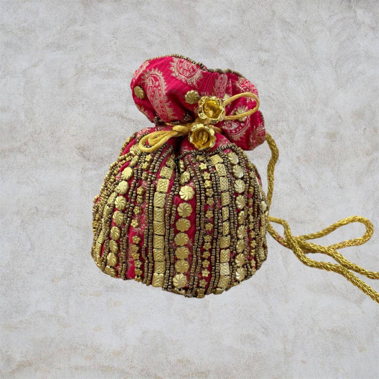 Hecho a mano - Vendita all'ingrosso Accessorio per borsetta - Donna - Borsa a secchiello dorata17