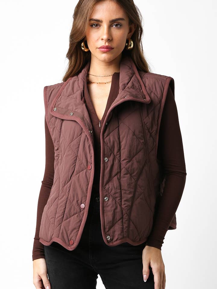 Khloe Gilet pour la vente par Olivaceous