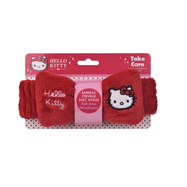 Takecare - Wholesale Fashion Headband - Women's - Hello Kitty, Hair Band, Red, Soft, Soft, Bow, Hair, TAKE CARE1