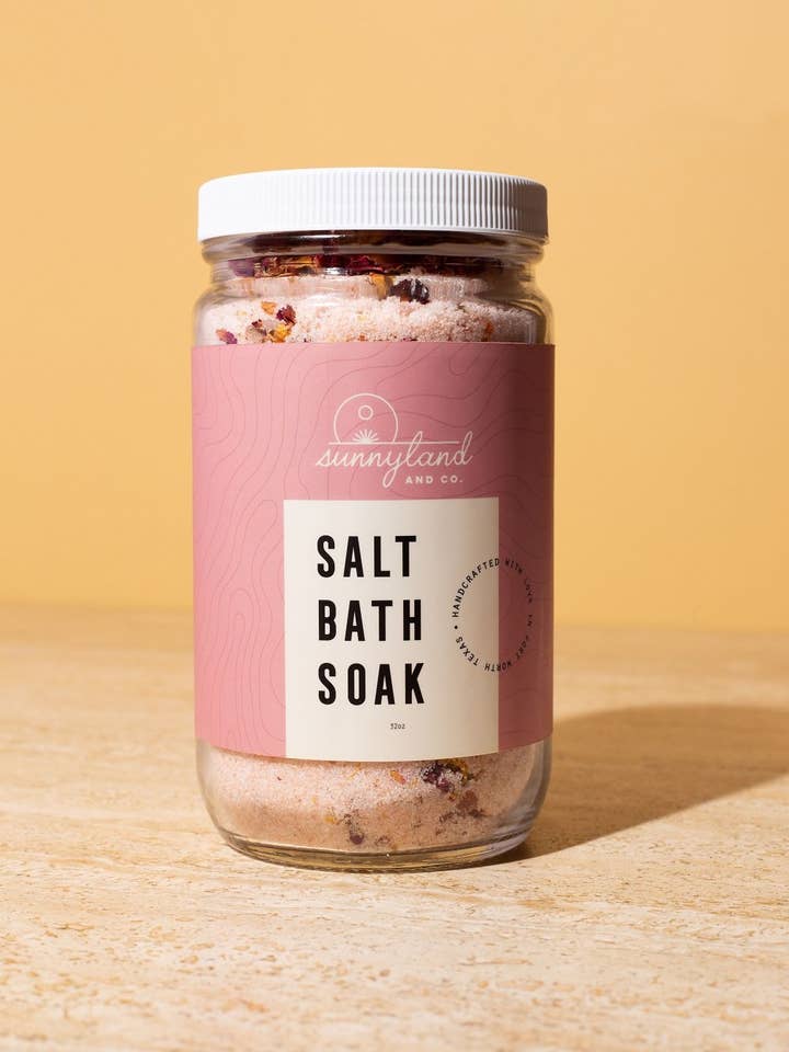 Salt Bath Soak Large for wholesale by Sunnyland and Co.