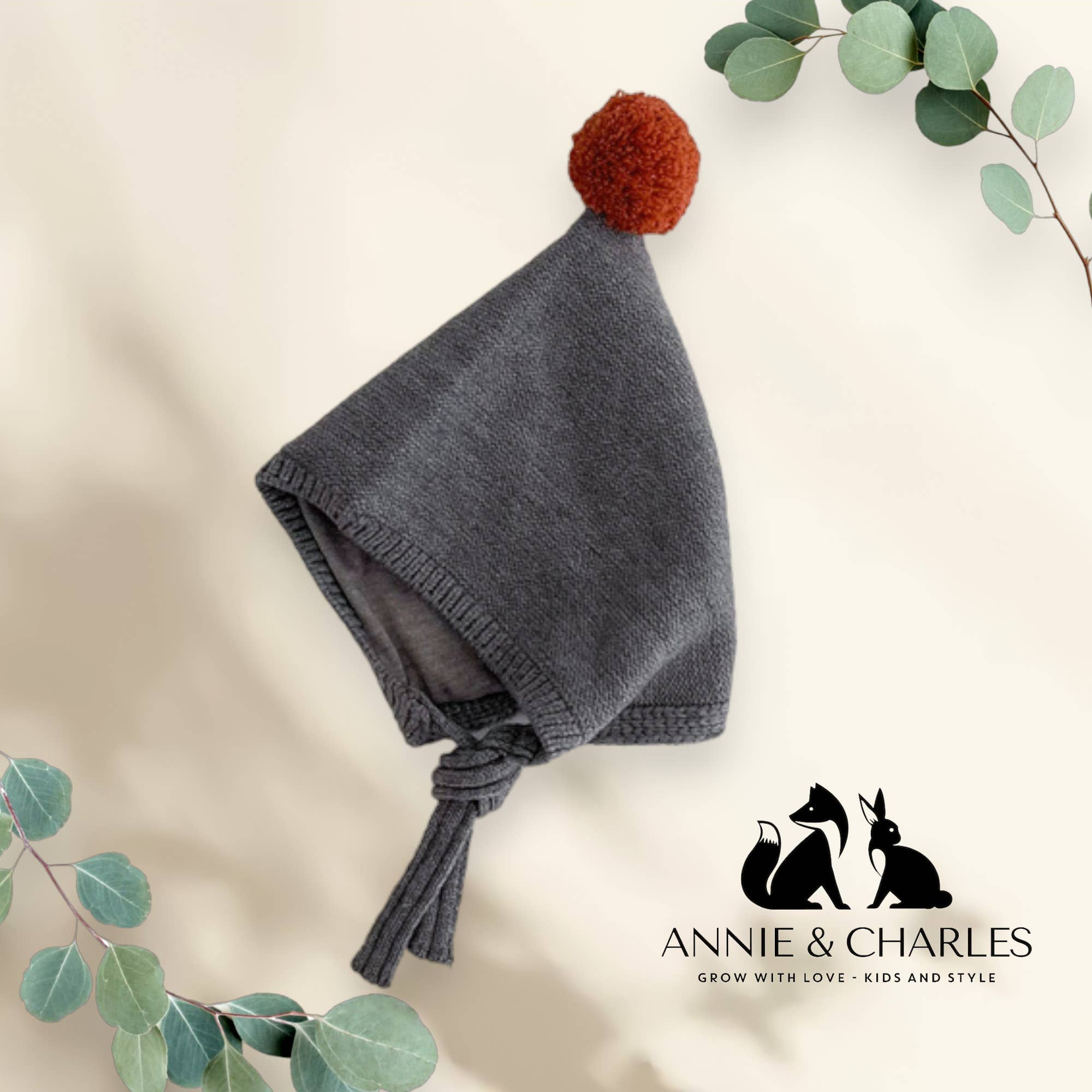 Annie & Charles - Wholesale Newborn/Knit Hat - Baby - Annie & Charles® baby POM hat11