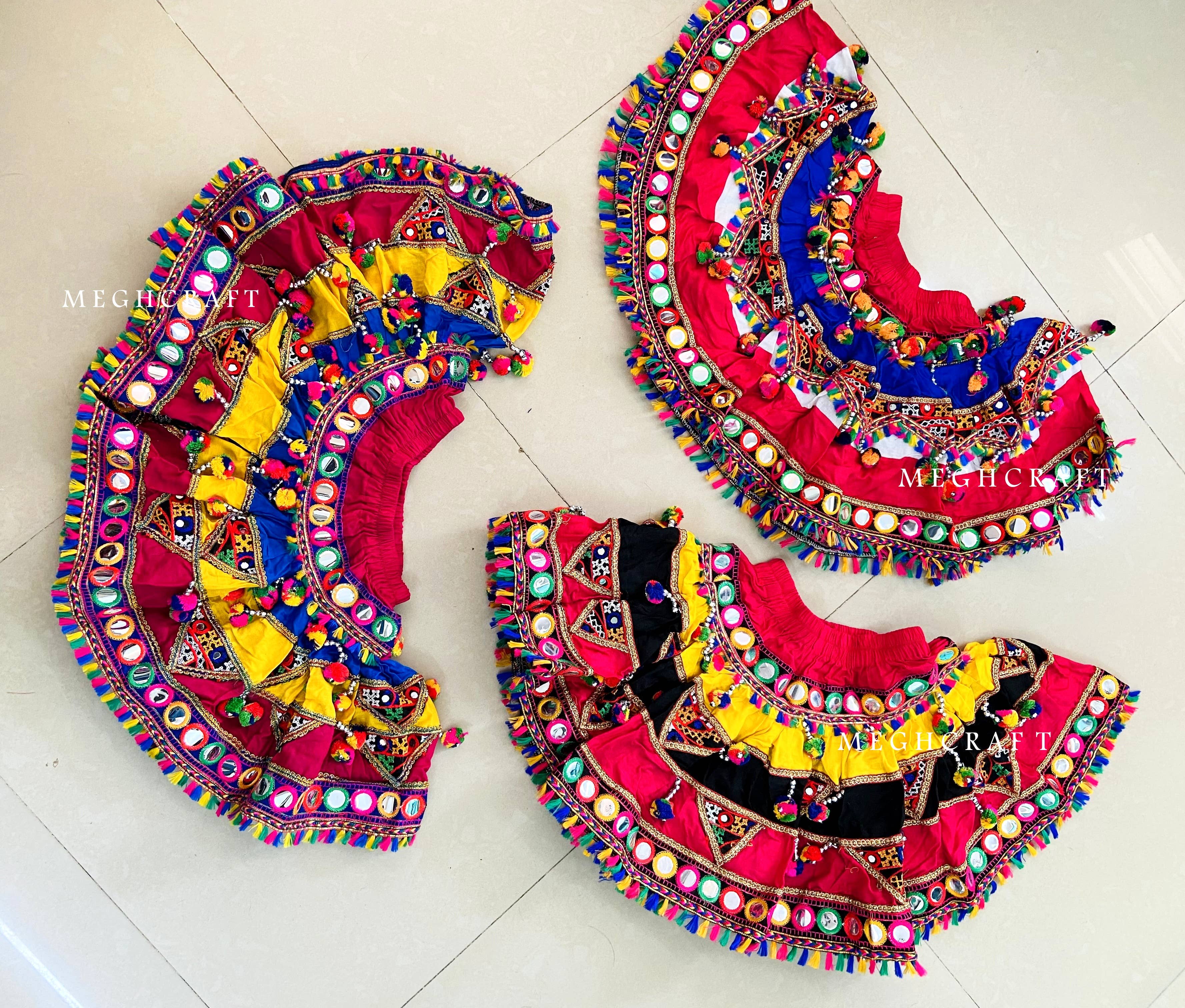 Meghcraft – Saia - Mulher por atacado – Mini Saia Enfeitada - Saia de algodão Mulher - Cor variada18