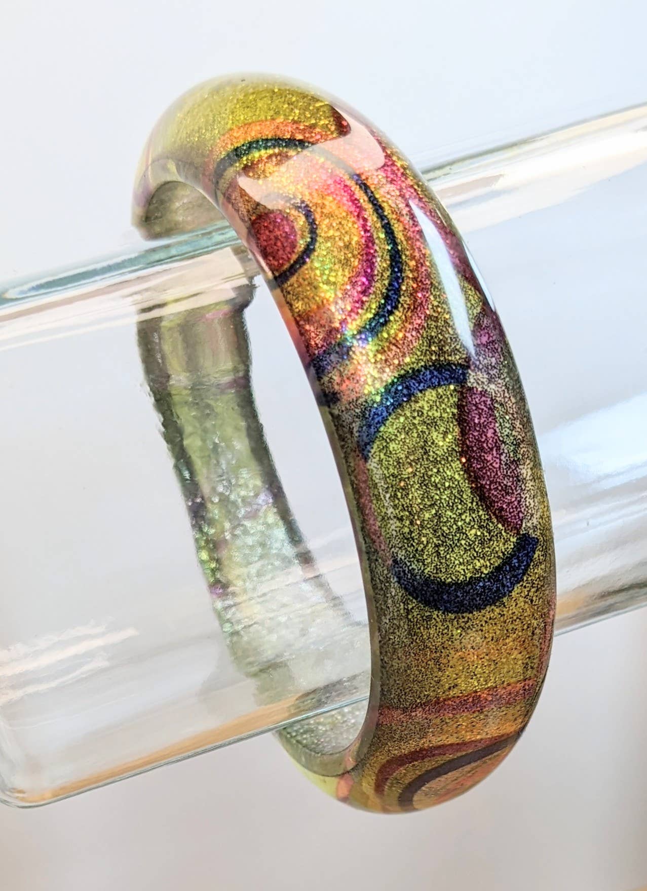 Fiona Accessories - Wholesale Bangle Bracelet - Bangle Bracelet Retro Resin Bangle Variety5