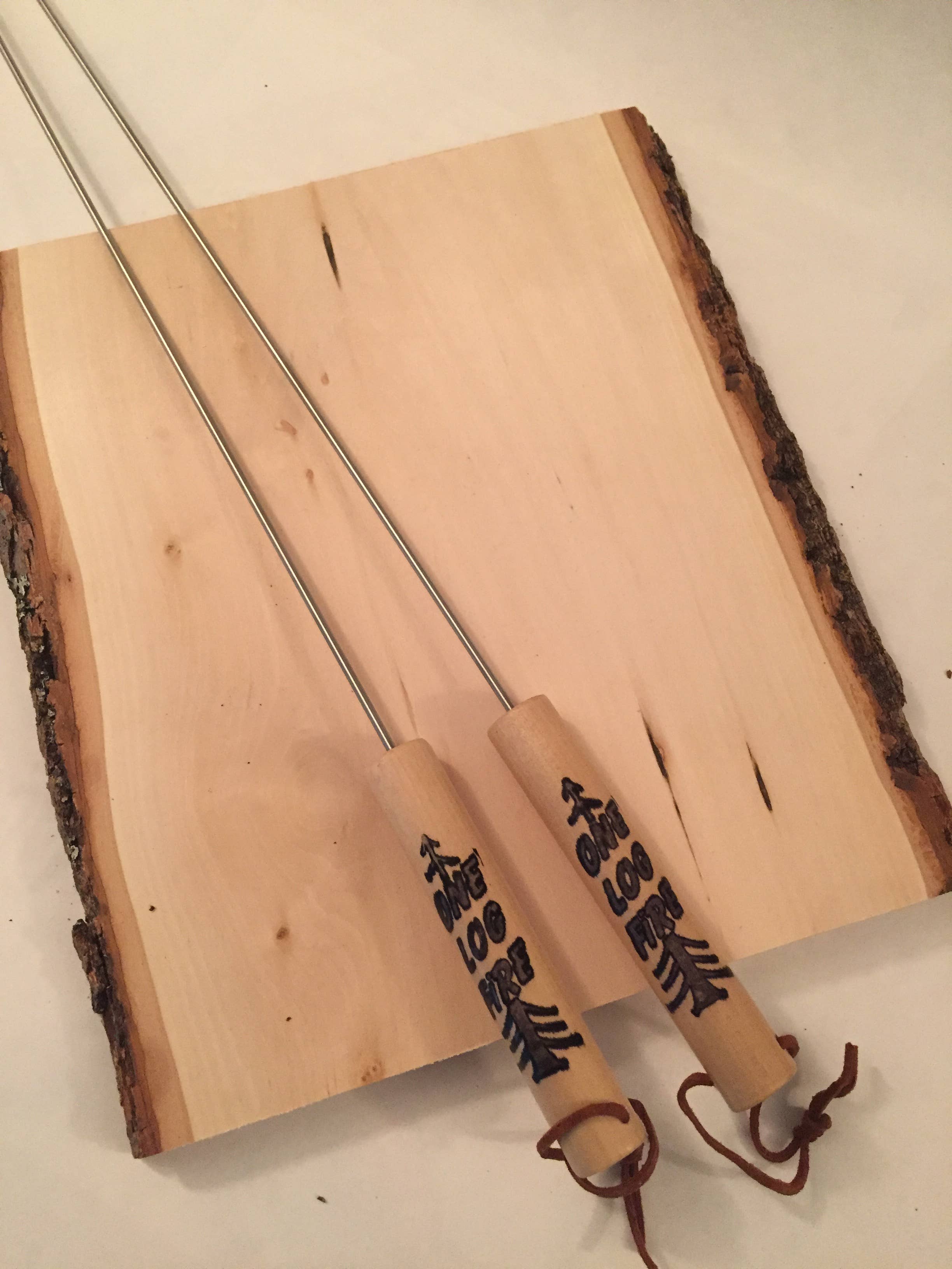 OneLogFire - Wholesale Outdoor Grill Tools - 12-Pack Handcrafted Roasting Sticks By OneLogFire2