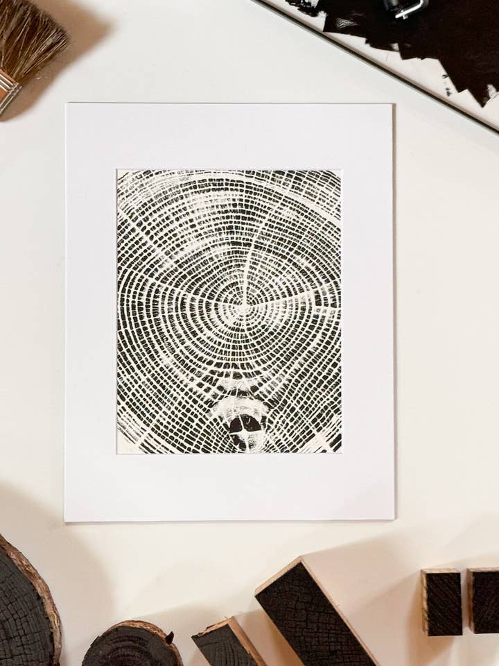 Stump Prints for wholesale by Camino Woodshop