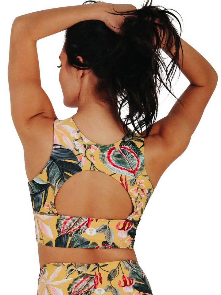 Sutiã esportivo ao ar livre em Curry Up por atacado de Yoga Democracy