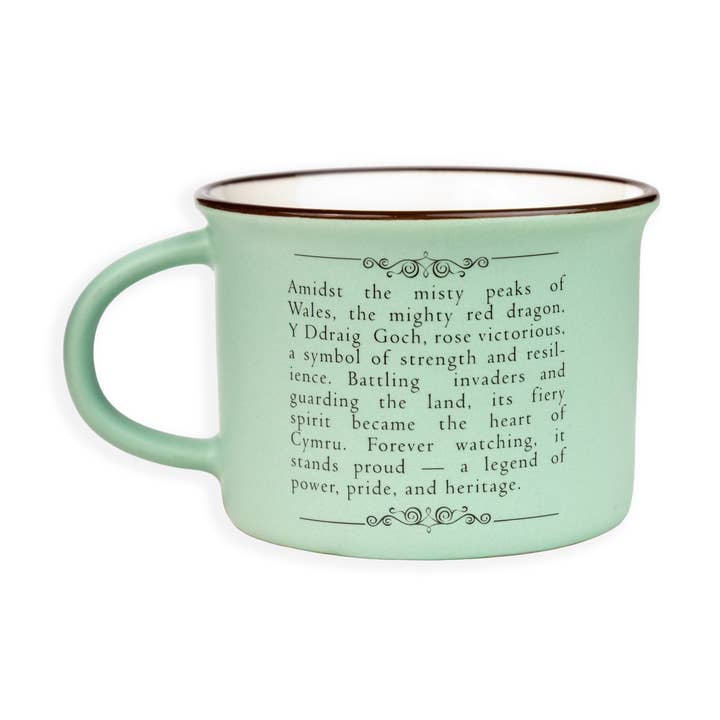 Welsh Mint Matt Porcelain Mug for wholesale by MANAV