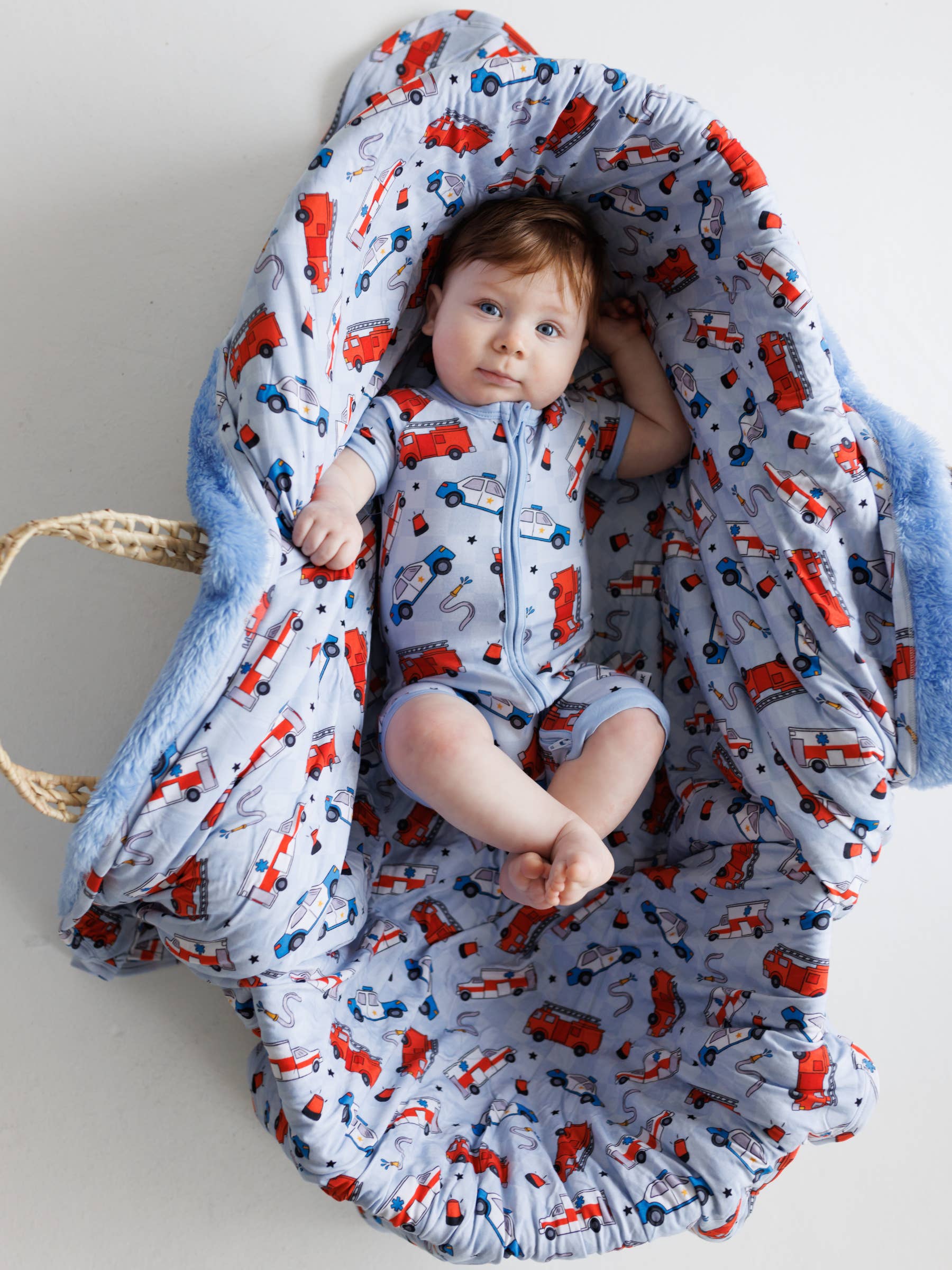 LMK Designs - Wholesale Jumpsuit - Baby - First Responder Shortie