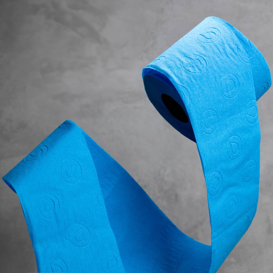Renova - Wholesale Toilet Paper - Blue Toilet Paper Crystal 2Rolls2
