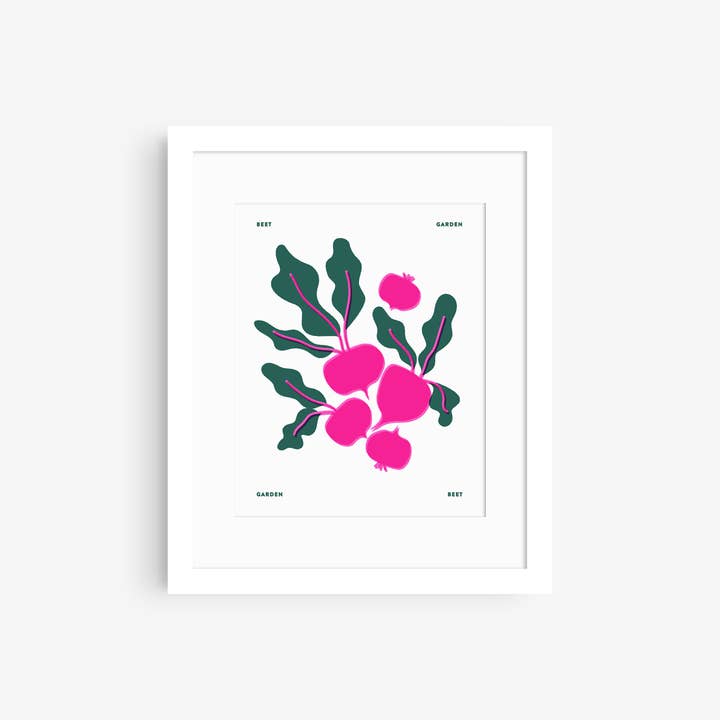 Fond Printed Goods - Wholesale Art Print - Beet Garden