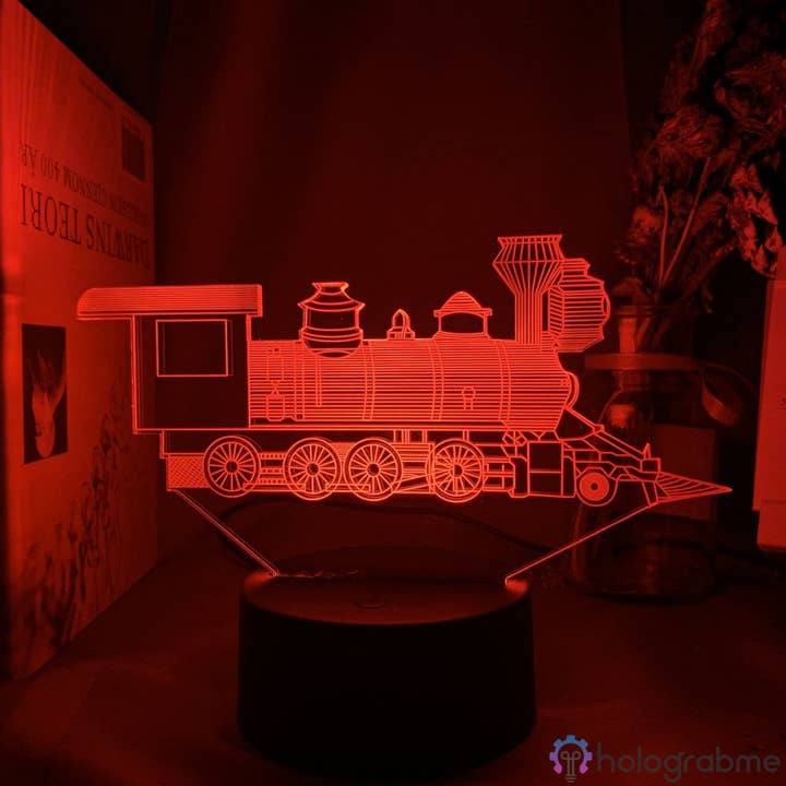 Holograbme - Wholesale Accent/Desk Lamp - Train Lamp Locomotive4