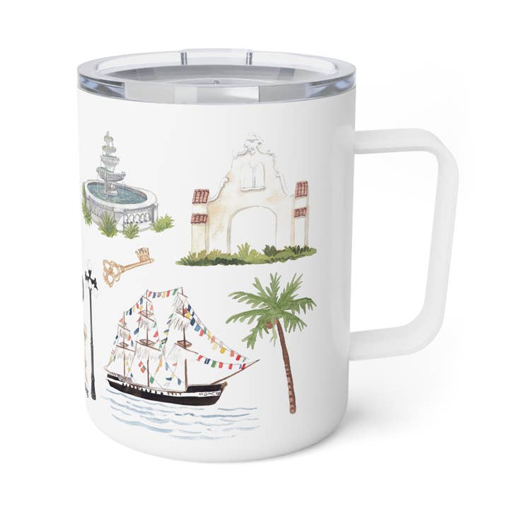 Tampa Forever! Insulated Travel Mug for wholesale by The Muddy Dog