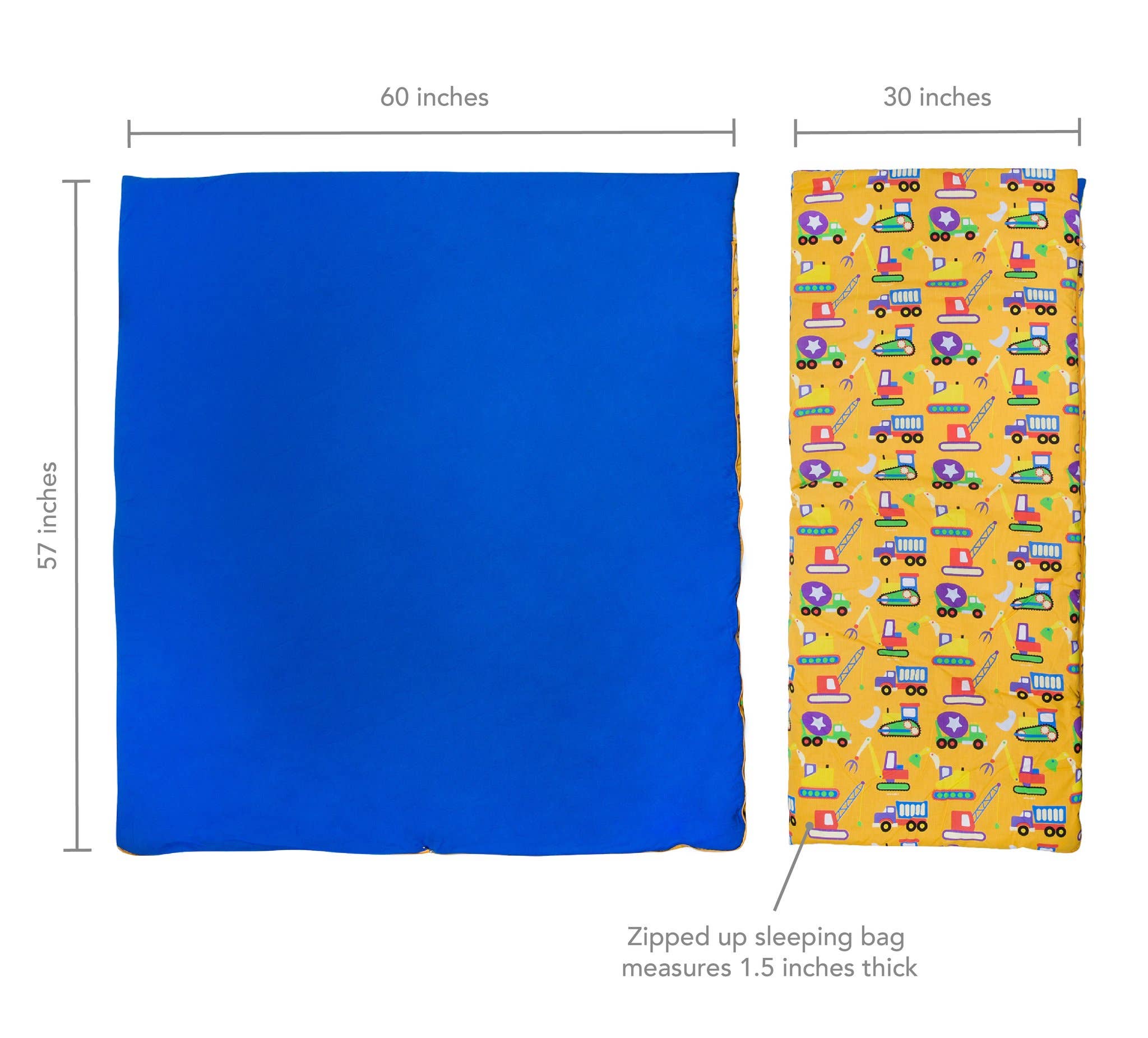 Wildkin - Vente Sac de couchage – enfant - Under Construction Sac de couchage Original2