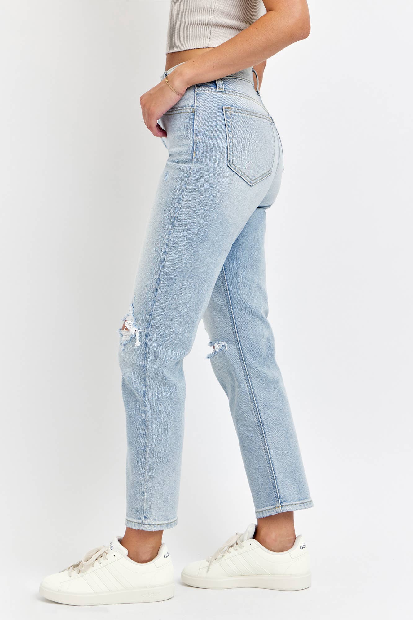 Cello Jeans - Wholesale Jeans - Women's - High Rise Straight Back Pockets [WV18628S-LTD2]2